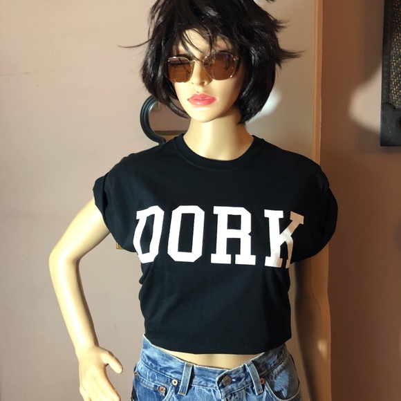 Topshop Tops - TOᑭᔕᕼOᑭ 🤓 Dᴏʀᴋ 🤓 Cʀᴏᴘ Tᴇᴇ
